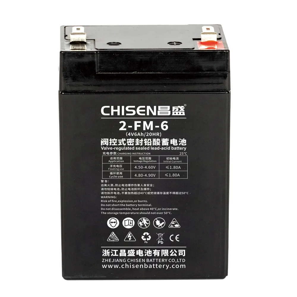 CHISEN 2-FM-4.5HC 4V 6Ah FM VRLA Battery product image