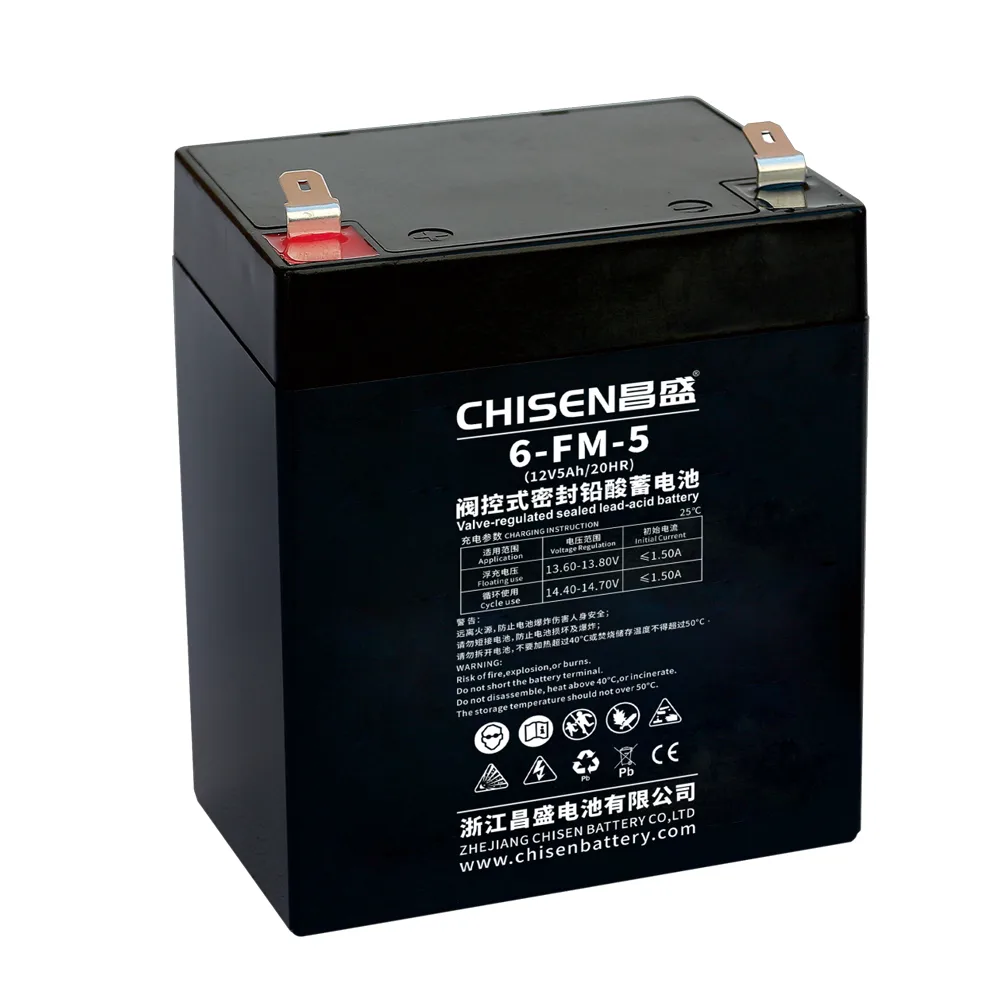 6-FM-5.0 12V 5.3Ah FM VRLA Battery product image